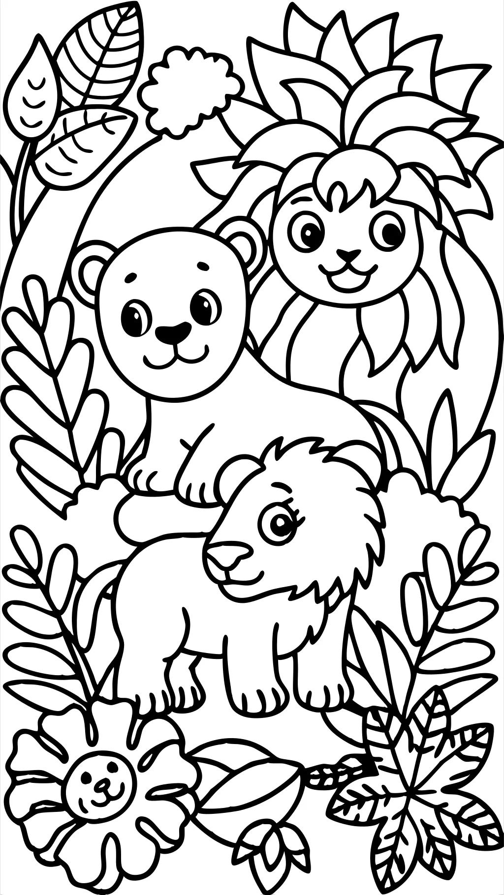 coloring animals pages